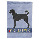 Labradoodle Welcome House Flag 28x40 Porch Sleeve Pole Decorative Outside Yard Banner Artwork Wall Hanging, Polyester