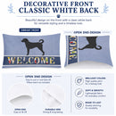 Labradoodle Welcome Standard Pillowcase Lightweight Super Soft Easy Care Decorative Artwork Pillowcase, Standard