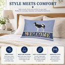 Greenland Dog Welcome Standard Pillowcase Lightweight Super Soft Easy Care Decorative Artwork Pillowcase, Standard