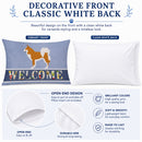 Icelandic Sheepdog Standard Pillowcase Lightweight Super Soft Easy Care Decorative Artwork Pillowcase, Standard