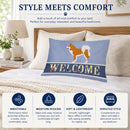Icelandic Sheepdog Standard Pillowcase Lightweight Super Soft Easy Care Decorative Artwork Pillowcase, Standard