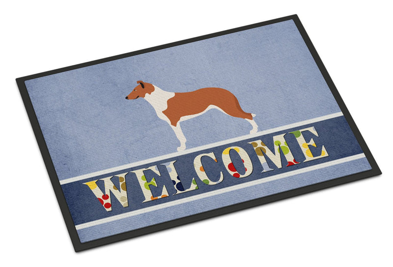 Smooth Collie Welcome Indoor or Outdoor Mat 24x36 BB8342JMAT