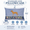 Alano Espanol Spanish Bulldog Standard Pillowcase Lightweight Super Soft Easy Care Decorative Artwork Pillowcase, Standard
