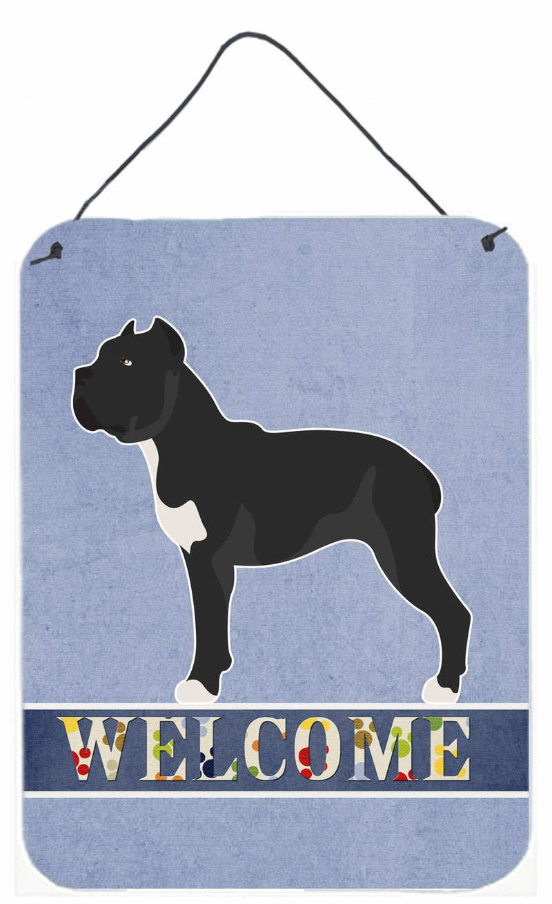 Cane Corso Welcome Wall or Door Hanging Prints BB8345DS1216