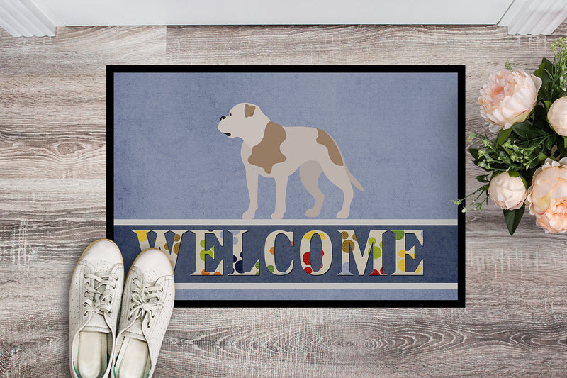 American Bulldog Welcome Doormat - 24x36 Decorative Floor Mat – Indoor/Outdoor Rug with Artistic Flair BB8348JMAT