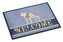 American Bulldog Welcome Doormat - 24x36 Decorative Floor Mat – Indoor/Outdoor Rug with Artistic Flair BB8348JMAT