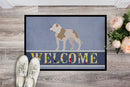 American Bulldog Welcome Doormat - 18x27 Decorative Floor Mat – Indoor/Outdoor Rug with Artistic Flair BB8348MAT
