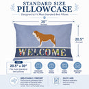 Mastin Epanol Spanish Mastiff Standard Pillowcase Lightweight Super Soft Easy Care Decorative Artwork Pillowcase, Standard