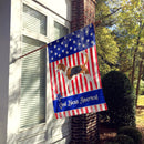 American Foxhound American Flag Canvas House Size BB8352CHF