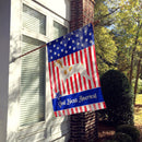 Ariege Pointer American House Flag 28x40 Porch Sleeve Pole Decorative Outside Yard Banner Artwork Wall Hanging, Polyester