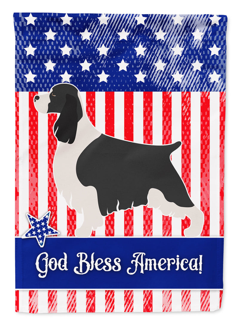 English Springer Spaniel American Flag Garden Size BB8354GF