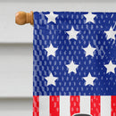 Gordon Setter American House Flag 28x40 Porch Sleeve Pole Decorative Outside Yard Banner Artwork Wall Hanging, Polyester