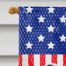 Gascon Saintongeois American House Flag 28x40 Porch Sleeve Pole Decorative Outside Yard Banner Artwork Wall Hanging, Polyester
