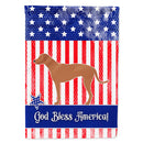 Rhodesian Ridgeback American House Flag 28x40 Porch Sleeve Pole Decorative Outside Yard Banner Artwork Wall Hanging, Polyester