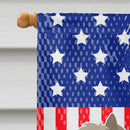 Cairn Terrier American House Flag 28x40 Porch Sleeve Pole Decorative Outside Yard Banner Artwork Wall Hanging, Polyester