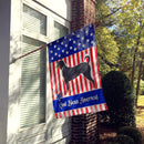 Appenzeller Sennenhund American Flag Canvas House Size BB8369CHF