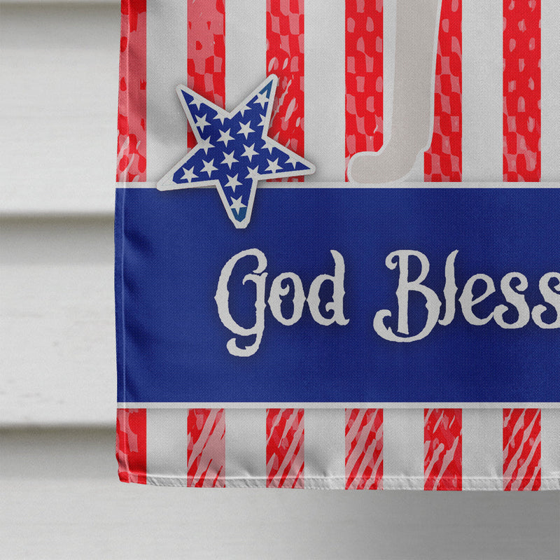 American Toy Fox Terrier American Flag Canvas House Size BB8387CHF