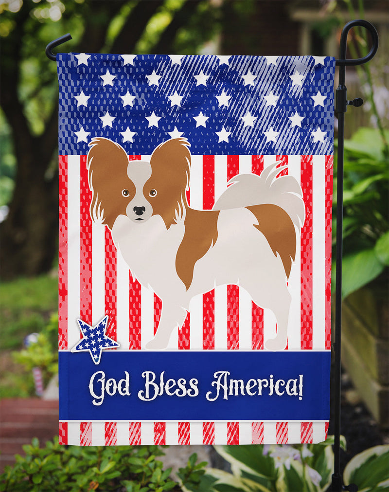 Papillon American Flag Garden Size BB8391GF