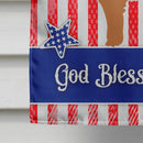 Toy Poodle American House Flag 28x40 Porch Sleeve Pole Decorative Outside Yard Banner Artwork Wall Hanging, Polyester