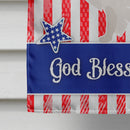 German Spitz American House Flag 28x40 Porch Sleeve Pole Decorative Outside Yard Banner Artwork Wall Hanging, Polyester