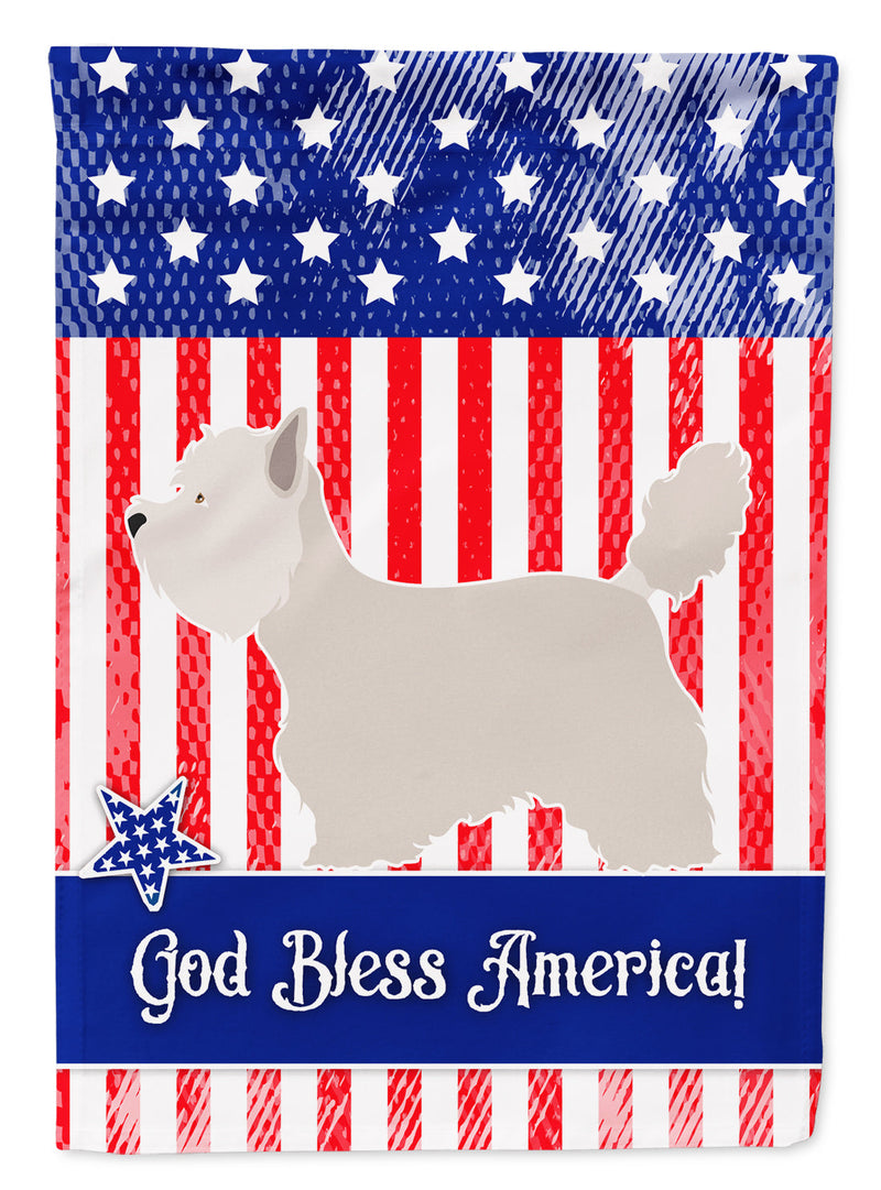 Westie American Flag Garden Size BB8399GF