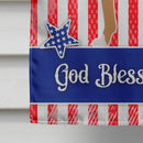 Telomian American House Flag 28x40 Porch Sleeve Pole Decorative Outside Yard Banner Artwork Wall Hanging, Polyester