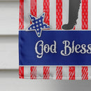 Mudi American House Flag 28x40 Porch Sleeve Pole Decorative Outside Yard Banner Artwork Wall Hanging, Polyester