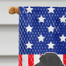 Labradoodle American House Flag 28x40 Porch Sleeve Pole Decorative Outside Yard Banner Artwork Wall Hanging, Polyester
