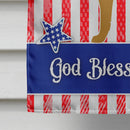 Finnish Spitz American House Flag 28x40 Porch Sleeve Pole Decorative Outside Yard Banner Artwork Wall Hanging, Polyester