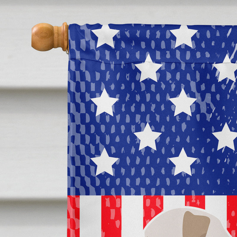 American Bulldog American Flag Canvas House Size BB8429CHF