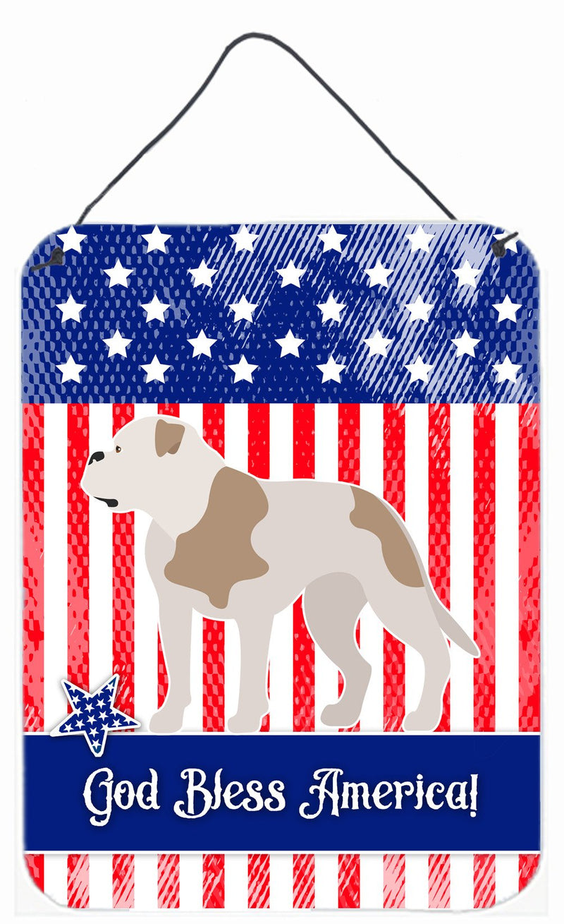 American Bulldog American Wall or Door Hanging Prints BB8429DS1216