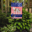 American Bulldog American Garden Flag - Outdoor Decorative Yard Flag BB8429GF