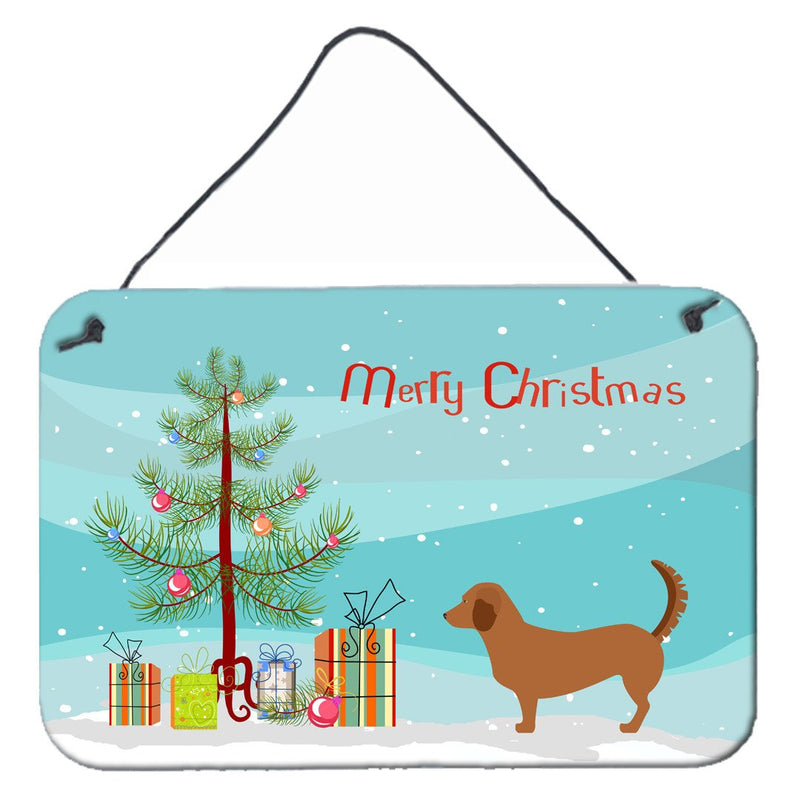 Alpine Dachsbrake Christmas Wall or Door Hanging Prints BB8432DS812