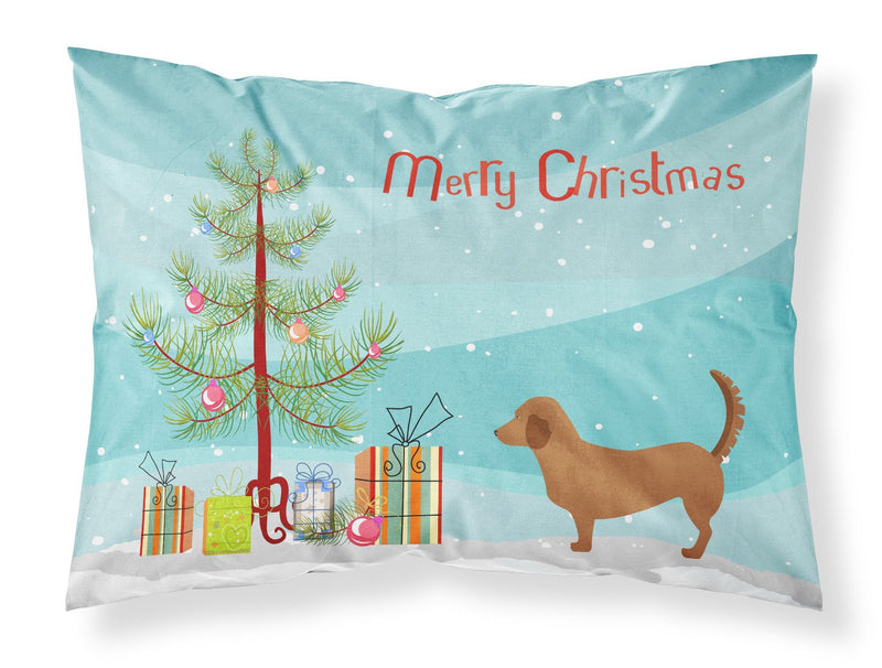 Alpine Dachsbrake Christmas Fabric Standard Pillowcase BB8432PILLOWCASE