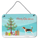 American Foxhound Christmas Wall or Door Hanging Prints BB8433DS812