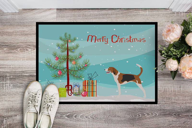 American Foxhound Christmas Doormat - 24x36 Decorative Floor Mat – Indoor/Outdoor Rug with Artistic Flair BB8433JMAT