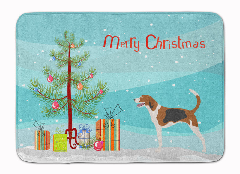 American Foxhound Christmas Machine Washable Memory Foam Mat BB8433RUG