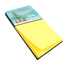 Ariege Pointer Christmas Watercolor Sticky Note Holder Refillable Dispenser Desk Accessory 3x3 Pad Gift