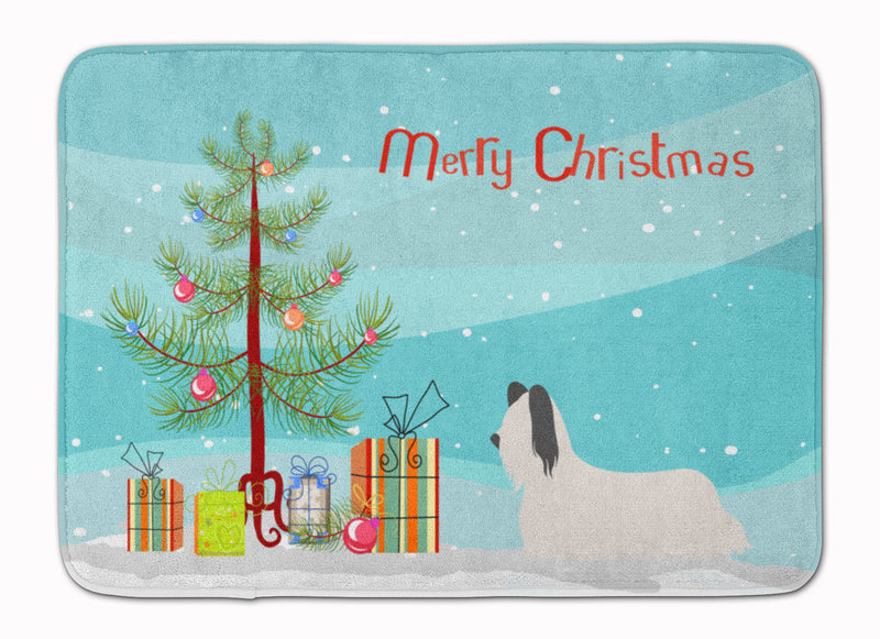 Skye Terrier Christmas Machine Washable Memory Foam Mat BB8440RUG