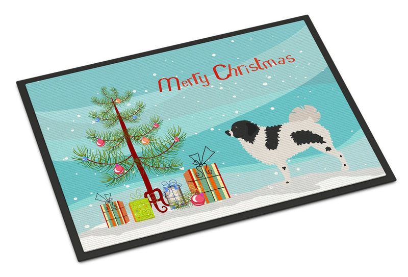 Wetterhoun Frisian Water Dog Christmas Indoor or Outdoor Mat 24x36 BB8444JMAT