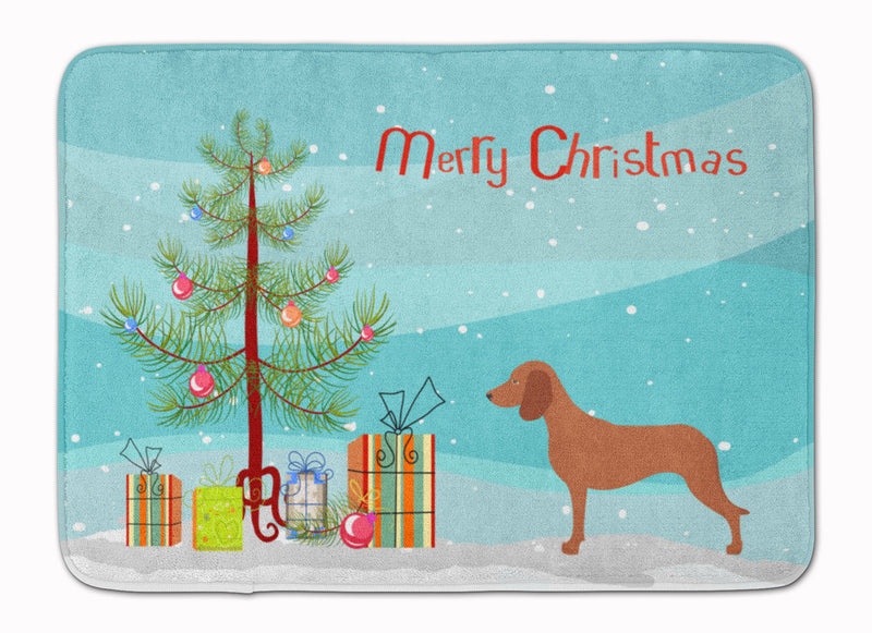 Bavarian Mountian Hound Christmas Machine Washable Memory Foam Mat BB8447RUG