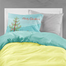 Longhaired Dachshund Christmas Standard Pillowcase Lightweight Super Soft Easy Care Decorative Artwork Pillowcase, Standard