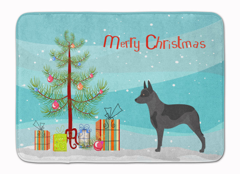 Australian Cattle Dog Christmas Machine Washable Memory Foam Mat BB8451RUG