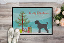 Black Russian Terrier Christmas Doormat - 18x27 Decorative Floor Mat – Indoor/Outdoor Rug with Artistic Flair BB8455MAT