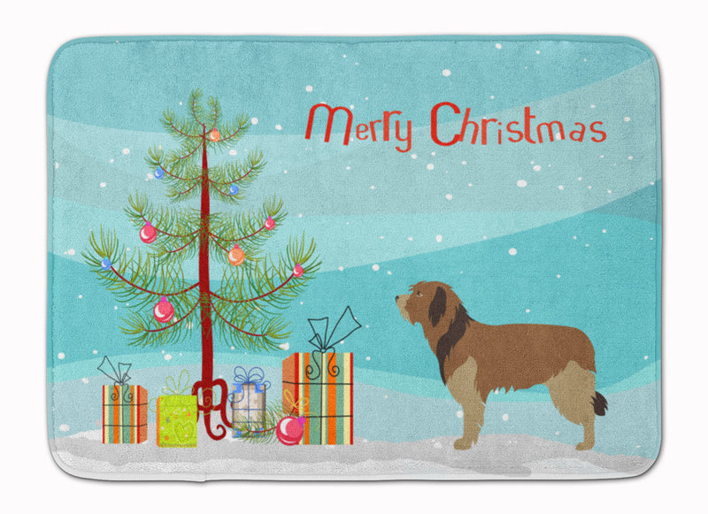 Catalan Sheepdog Christmas Machine Washable Memory Foam Mat BB8457RUG