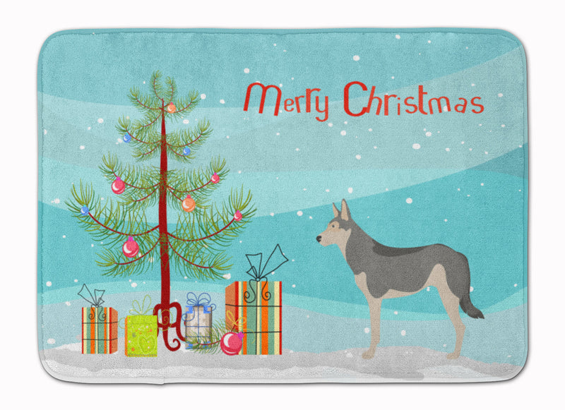 Saarloos Wolfdog Christmas Machine Washable Memory Foam Mat BB8458RUG