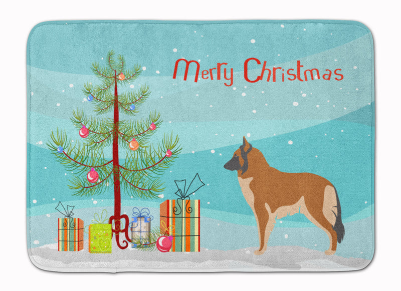 Belgian Tervuren Christmas Machine Washable Memory Foam Mat BB8465RUG