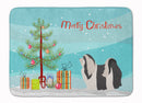 Havanese Christmas Memory Foam Kitchen Mat Machine Washable Anti-Fatigue Cushion Comfort Bath or Kitchen Rug