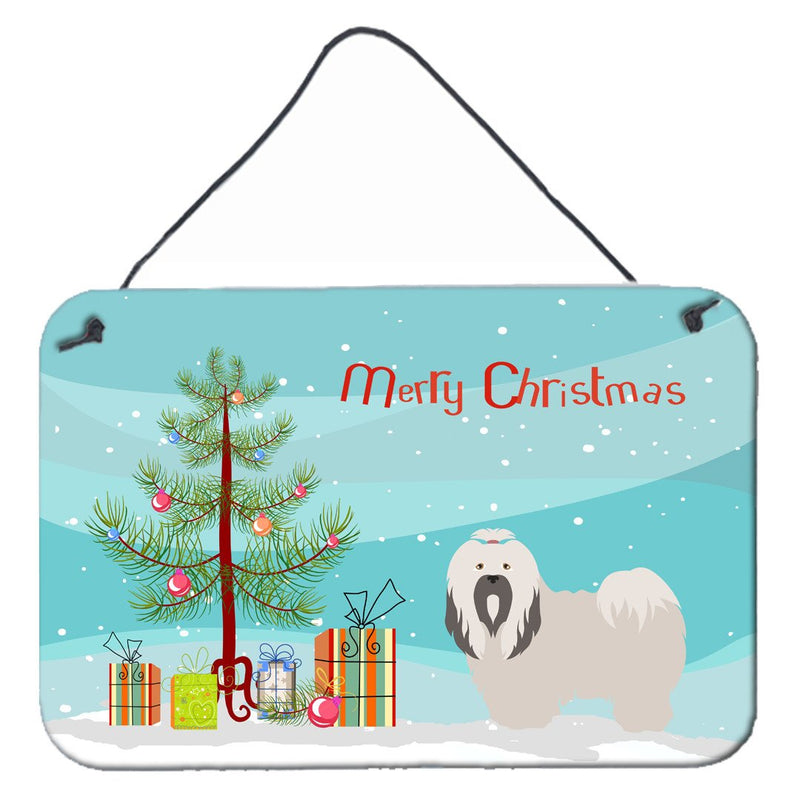 Lhasa Apso Christmas Wall or Door Hanging Prints BB8481DS812