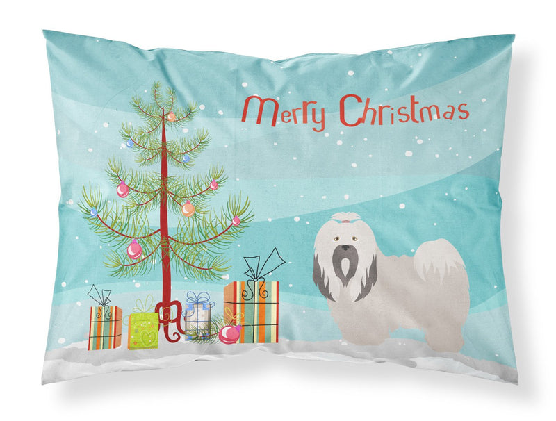 Lhasa Apso Christmas Fabric Standard Pillowcase BB8481PILLOWCASE